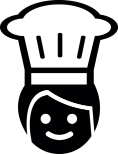 Chef With Hat Tracing Svg Vector, Free Vectors File